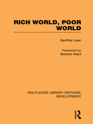 cover image of Rich World, Poor World
